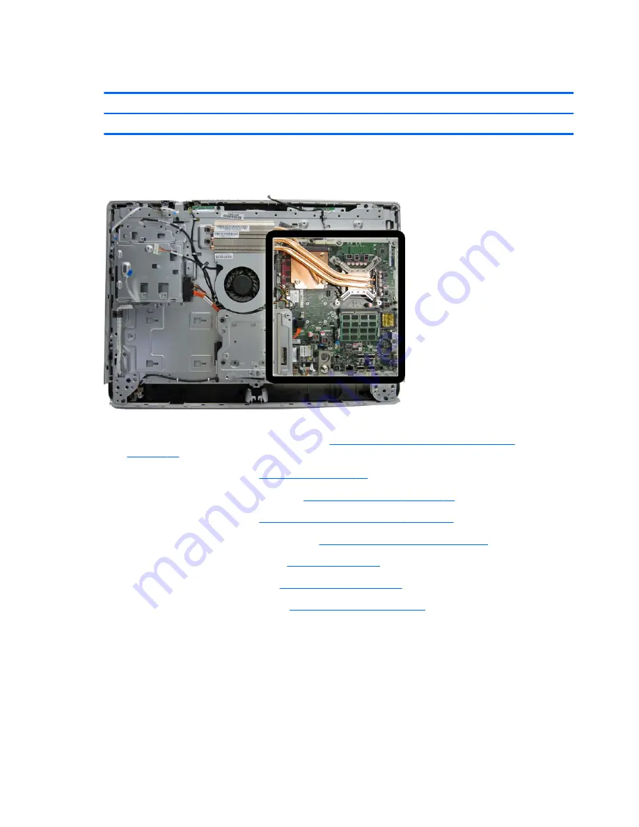 HP TouchSmart Elite 7320 Maintenance & Service Manual Download Page 88