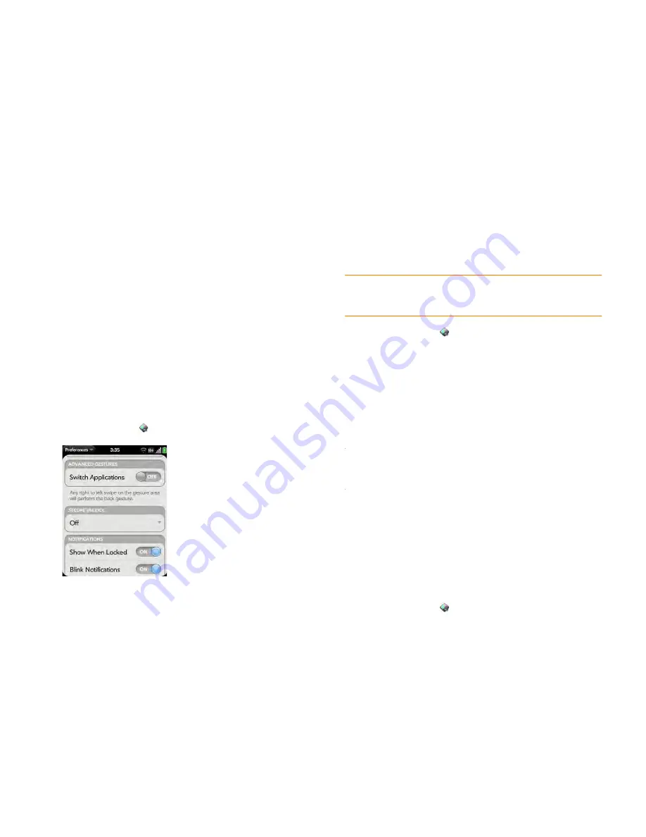 HP Veer User Manual Download Page 210