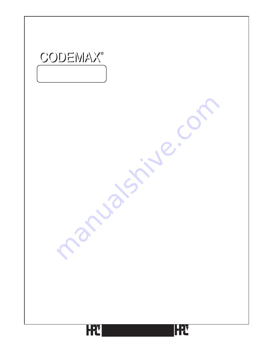 HPC CodeMax Manual Download Page 42