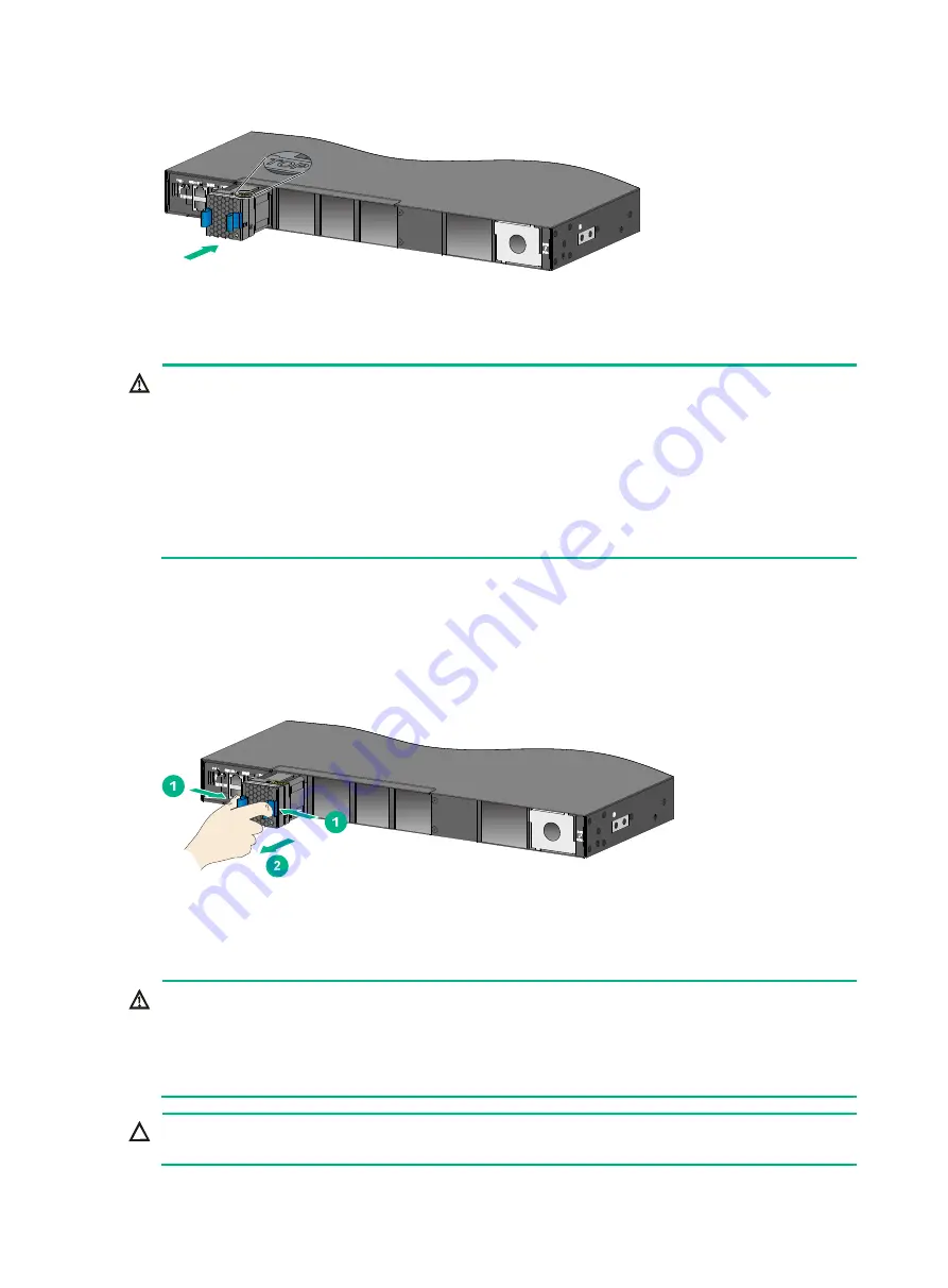 HPE FlexFabric 5710 Series Installation Manual Download Page 20