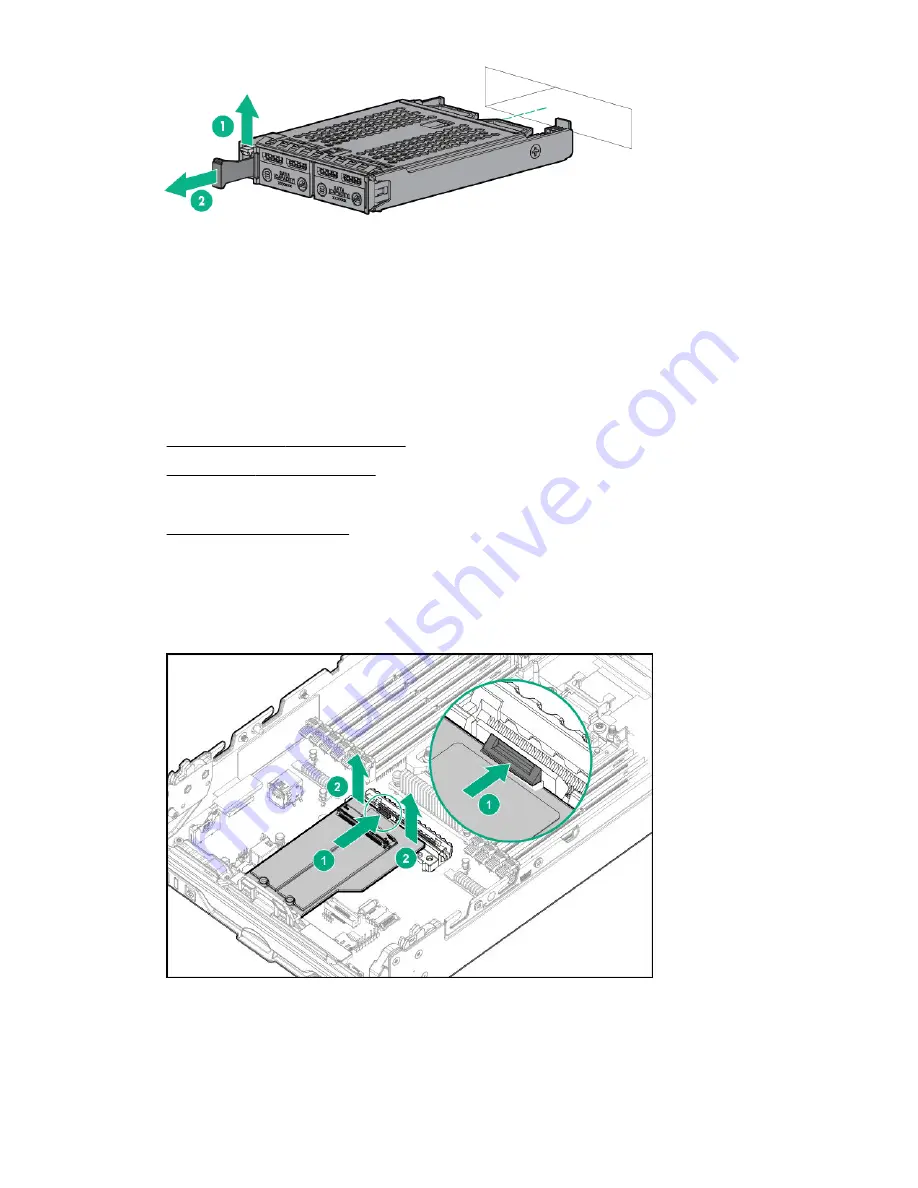 HPE Synergy 480 Gen10 series Maintenance And Service Manual Download Page 35