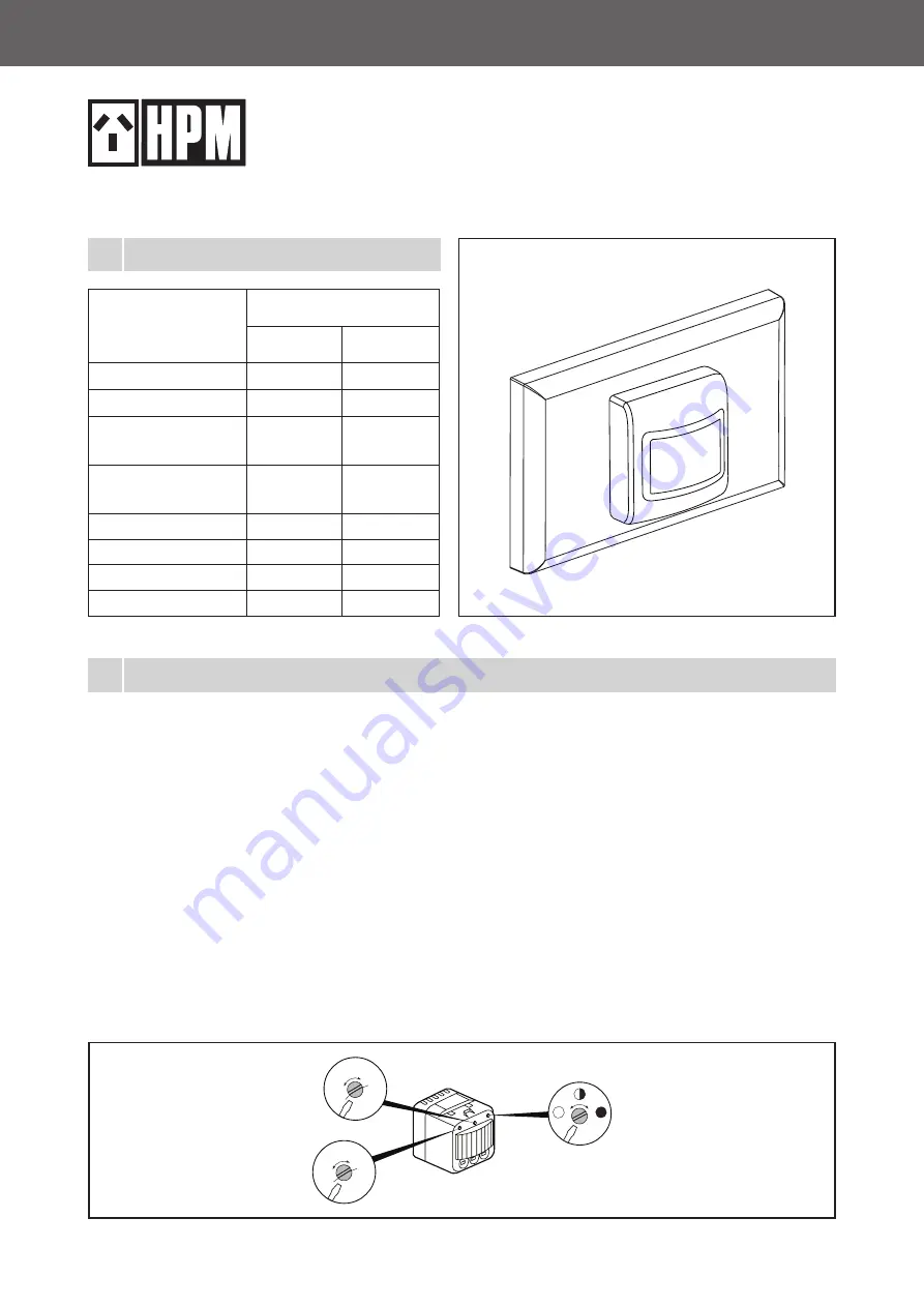 HPM XLP912WEWE Instruction Manual Download Page 1