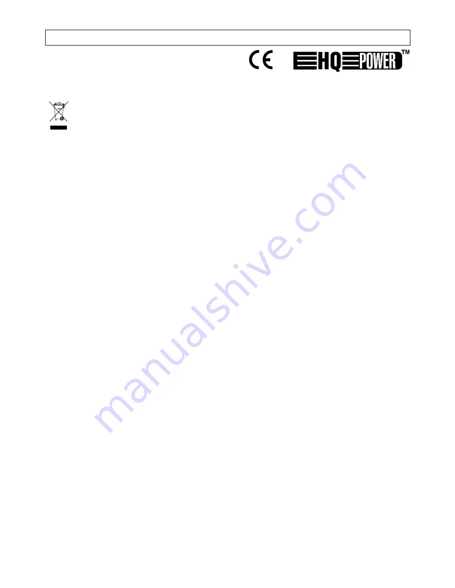 HQ Power VL6278 User Manual Download Page 3