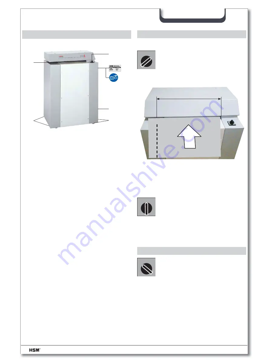 HSM Profi Pack 425 Operating Instructions Manual Download Page 44