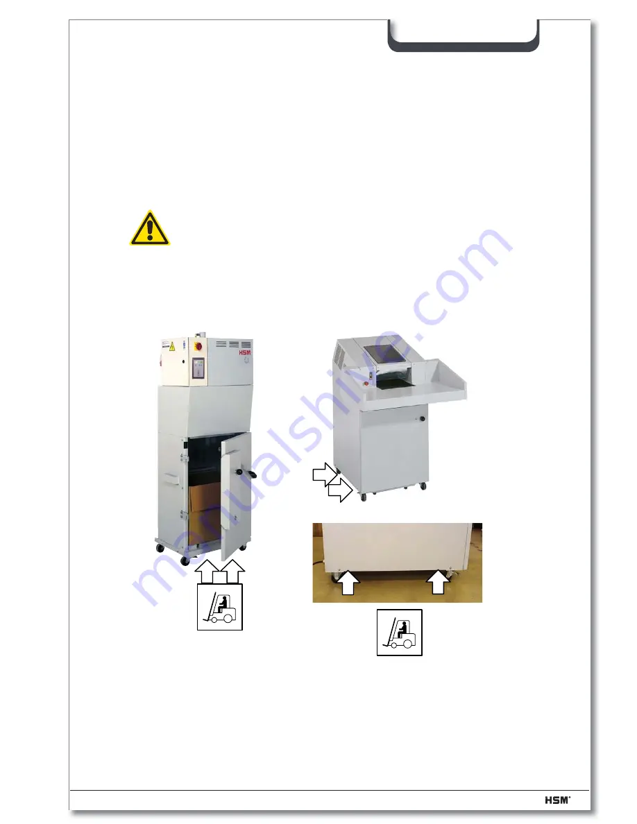 HSM SP 4040 Operating Manual Download Page 11