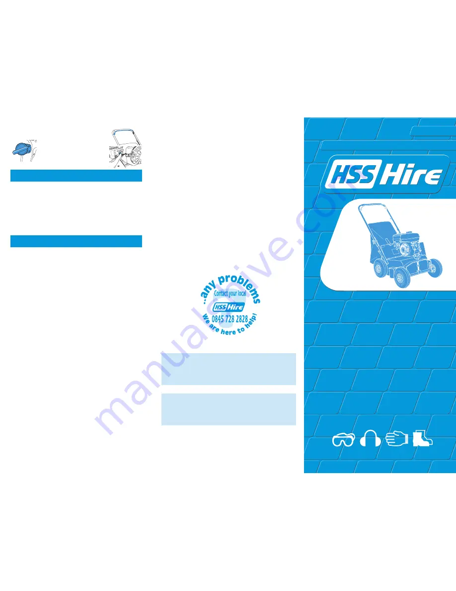 HSS Hire 554 Operating & Safety Manual Download Page 1