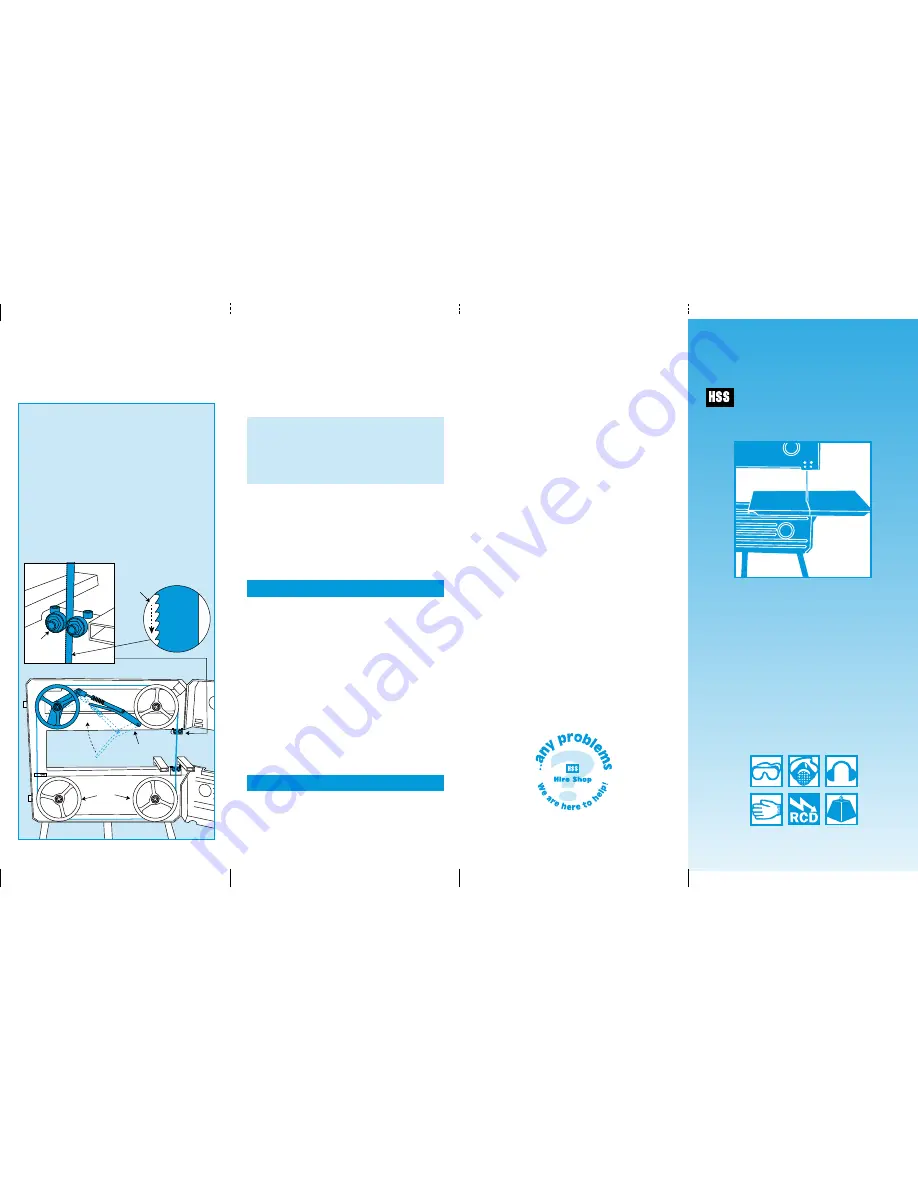 HSS Hire 609 Operating & Safety Manual Download Page 1