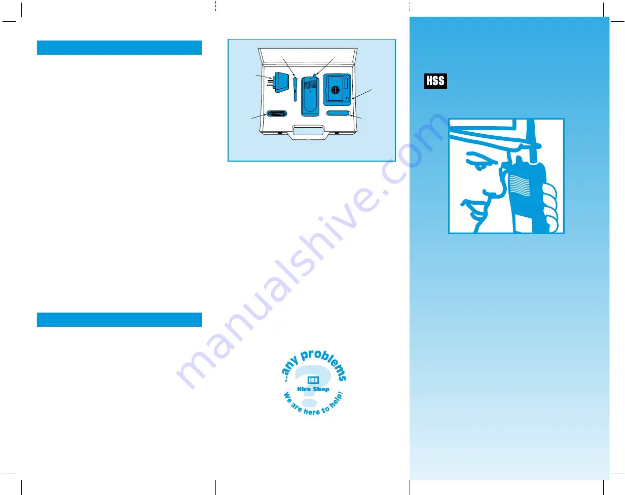 HSS Hire 98100 Operating & Safety Manual Download Page 1