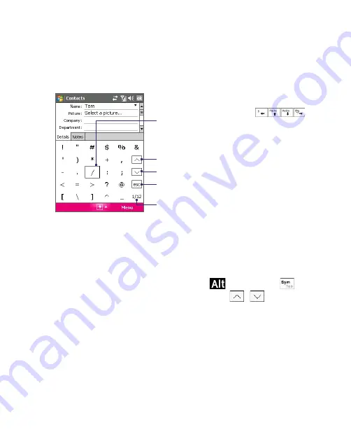 HTC kaiser KAIS120 User Manual Download Page 44