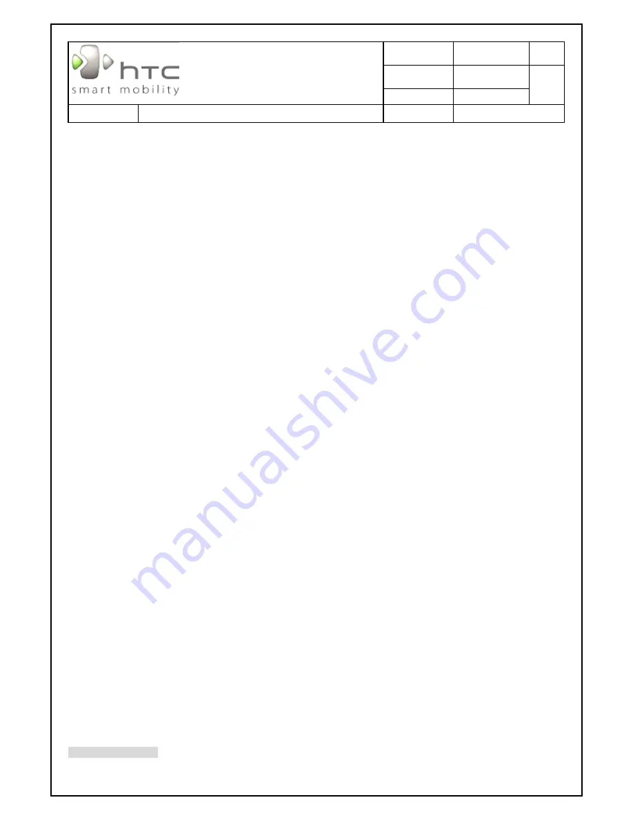 HTC Neon Service Manual Download Page 6