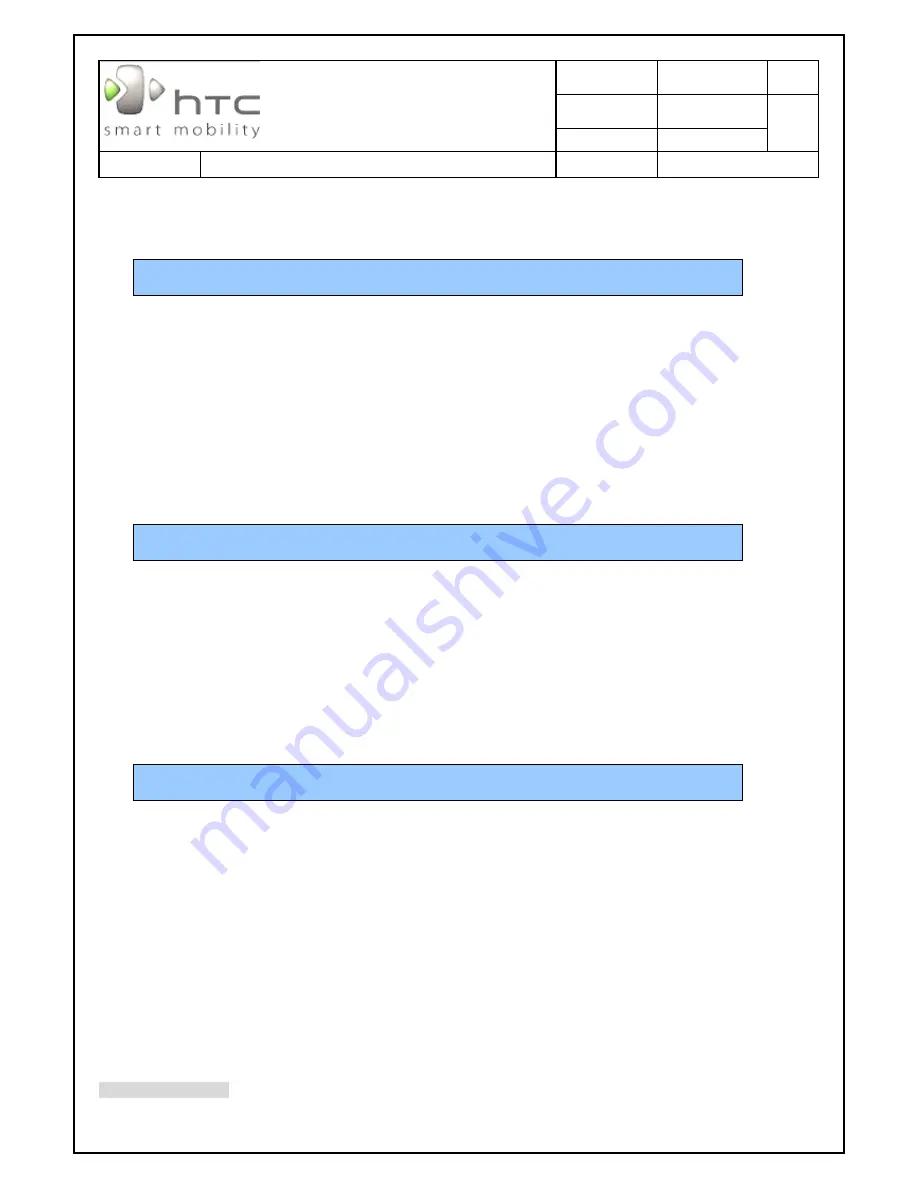 HTC Neon Service Manual Download Page 65