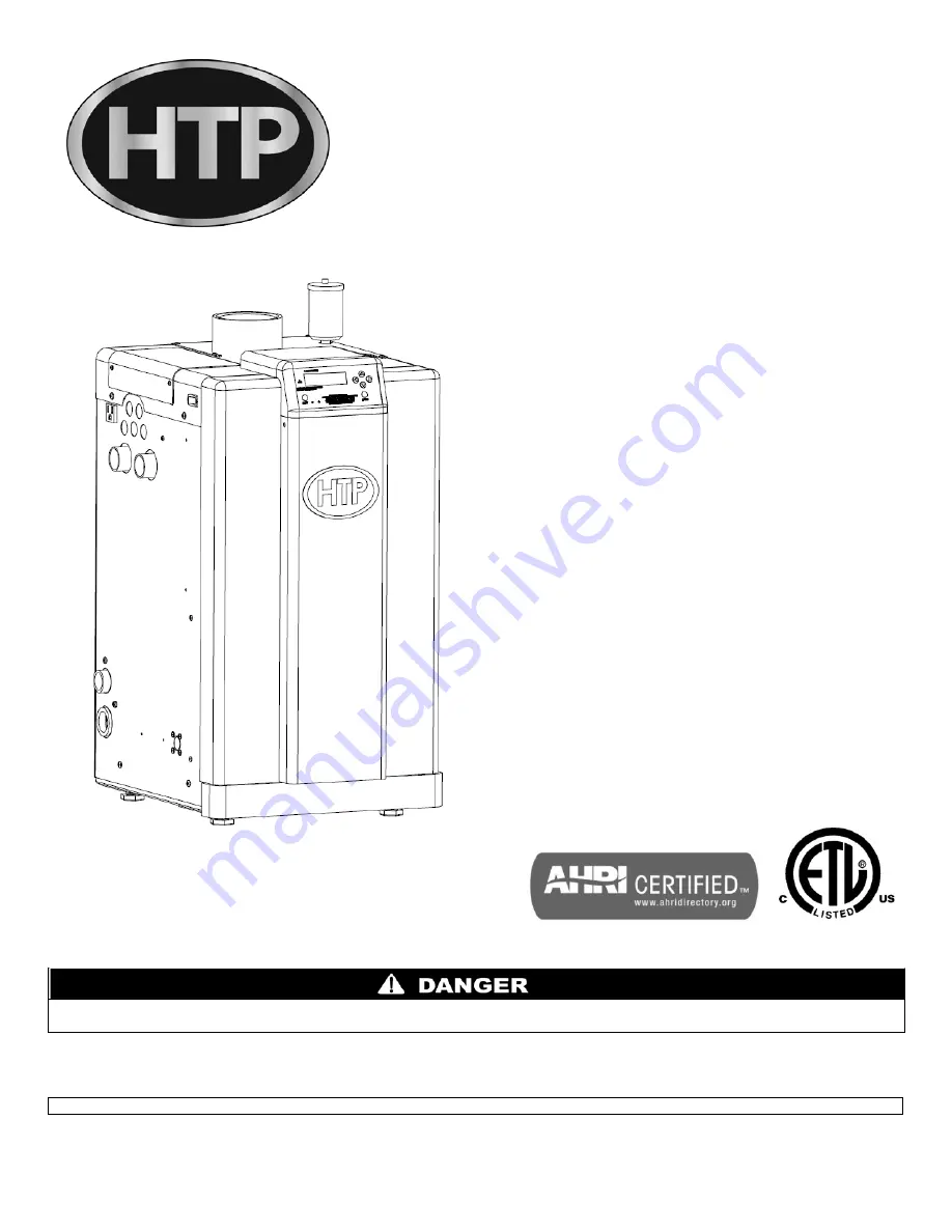 HTP ELP-110 Installation Start-Up Maintenance Parts Download Page 1