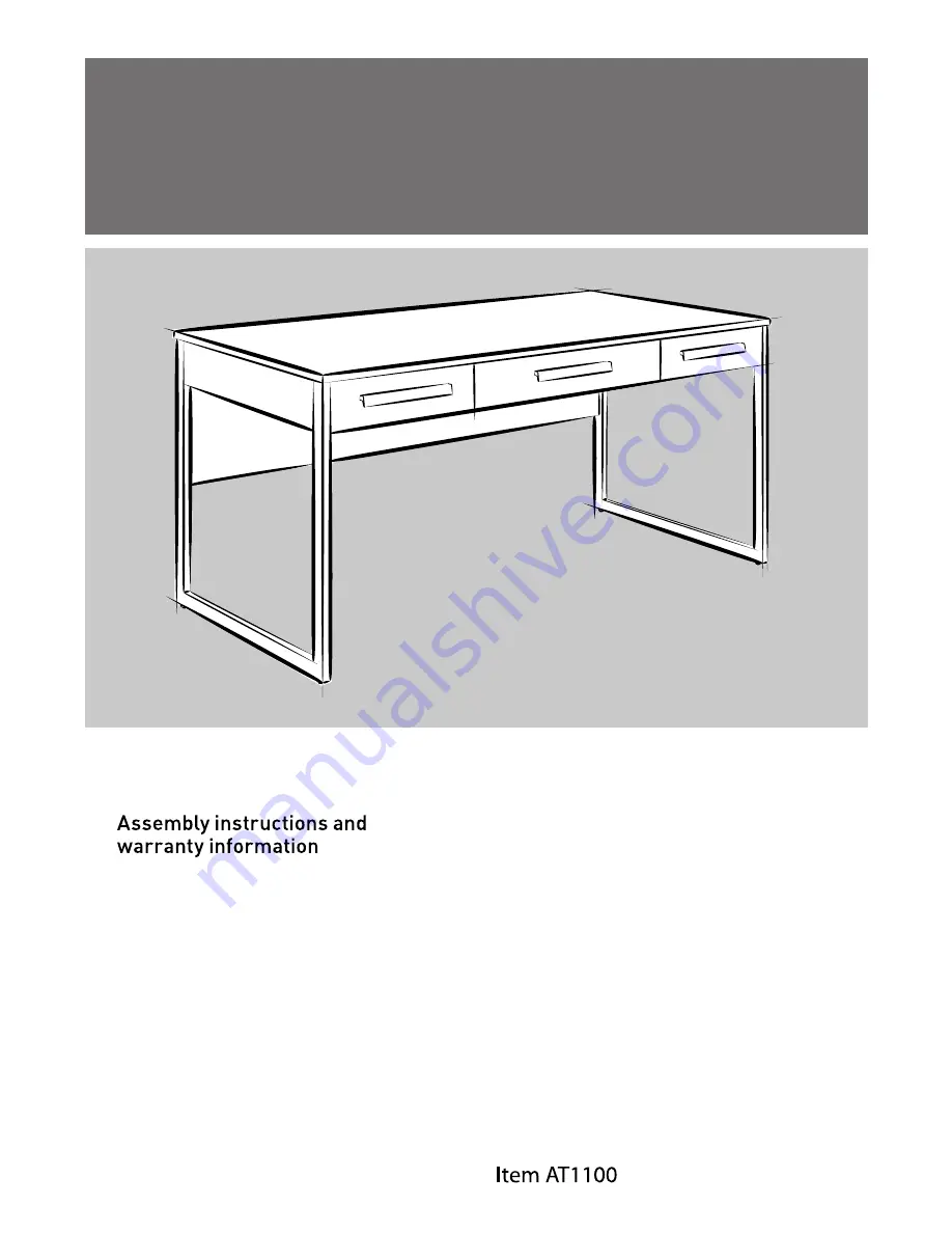 Huali Furniture EPICA Assembly Instructions Manual Download Page 1