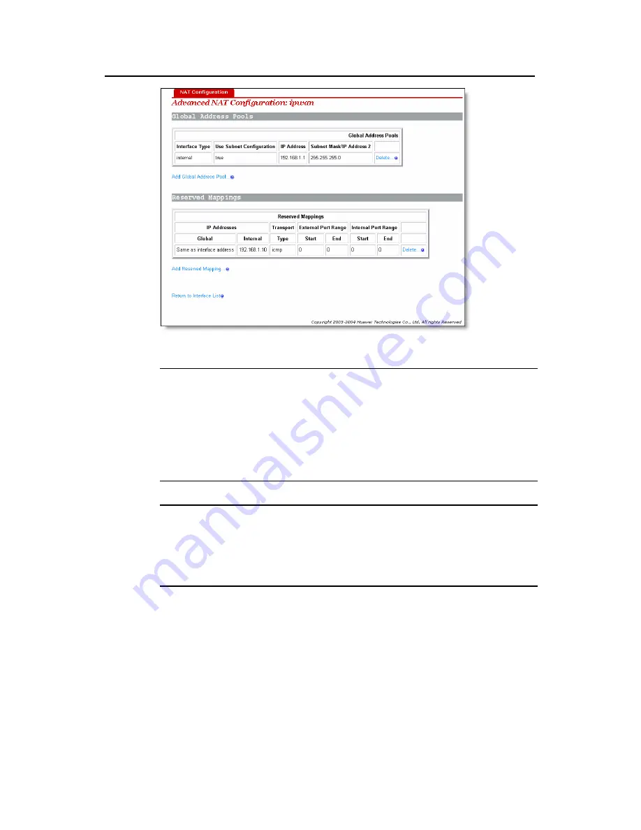 Huawei ADSL2+Broadband Router Aolynk DR814 User Manual Download Page 31