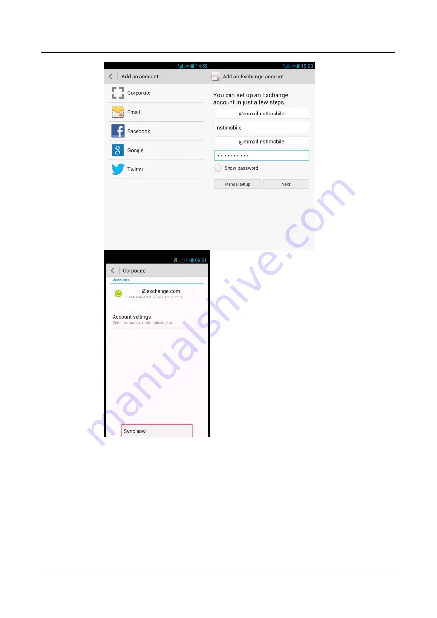 Huawei Ascend P2-6011 Faq Download Page 43