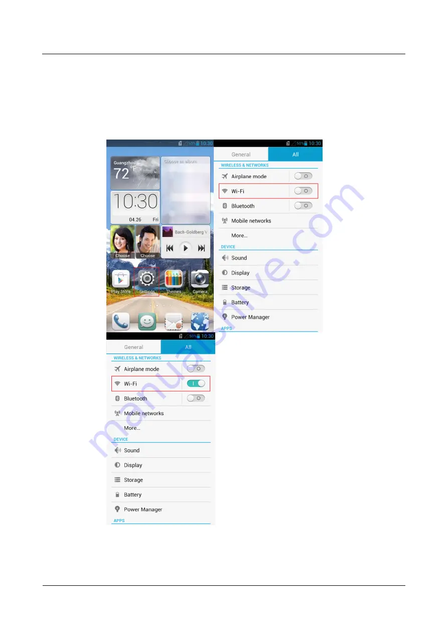 Huawei Ascend P2-6011 Faq Download Page 44