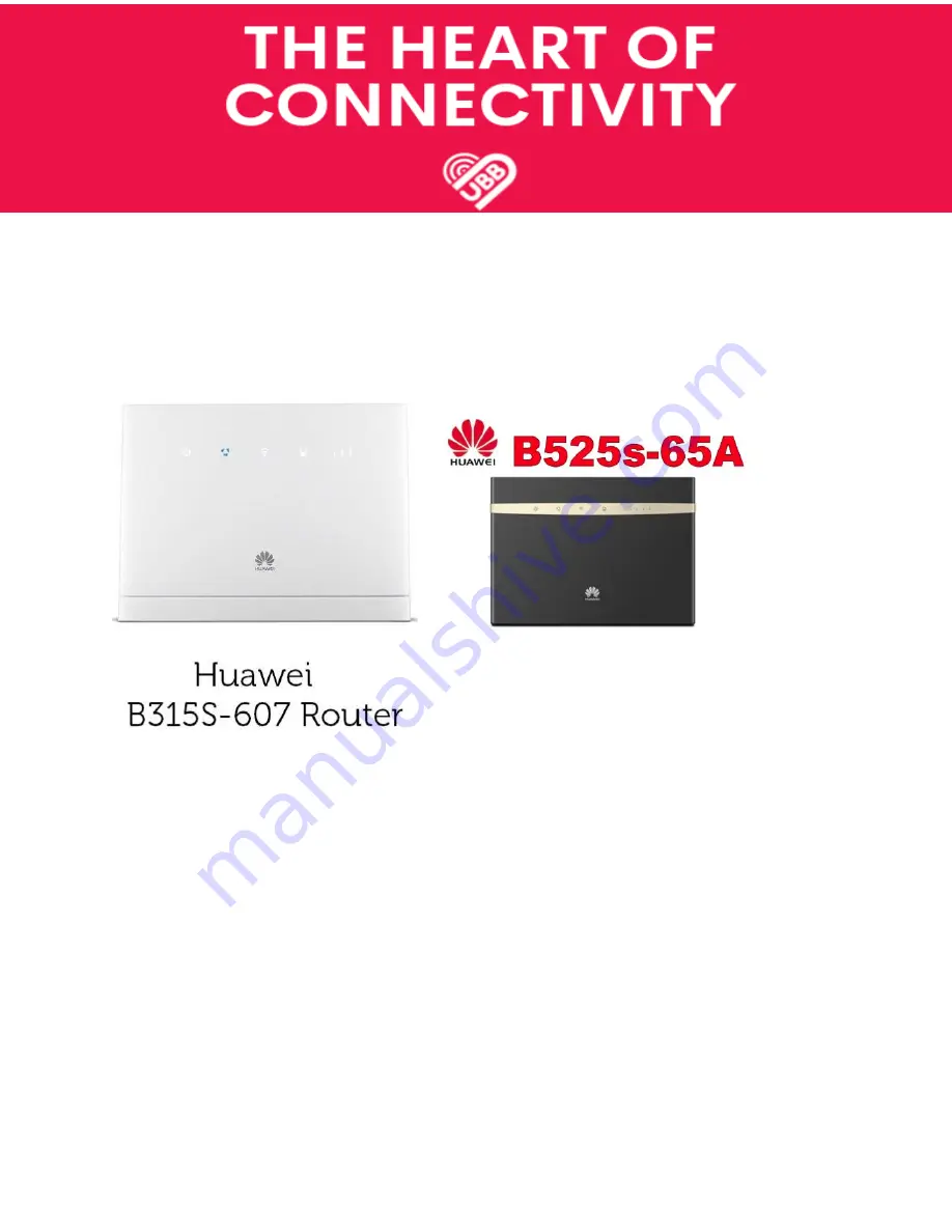 Huawei B315S-607 User Manual Download Page 1