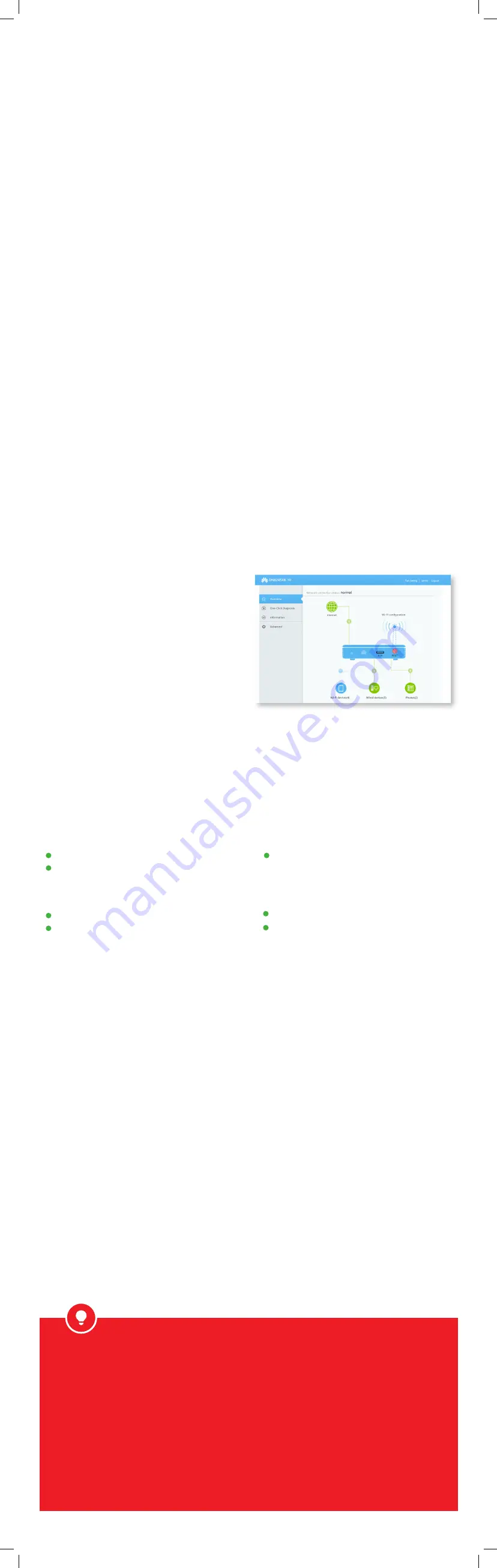 Huawei DN8245 Quick Start Manual Download Page 2