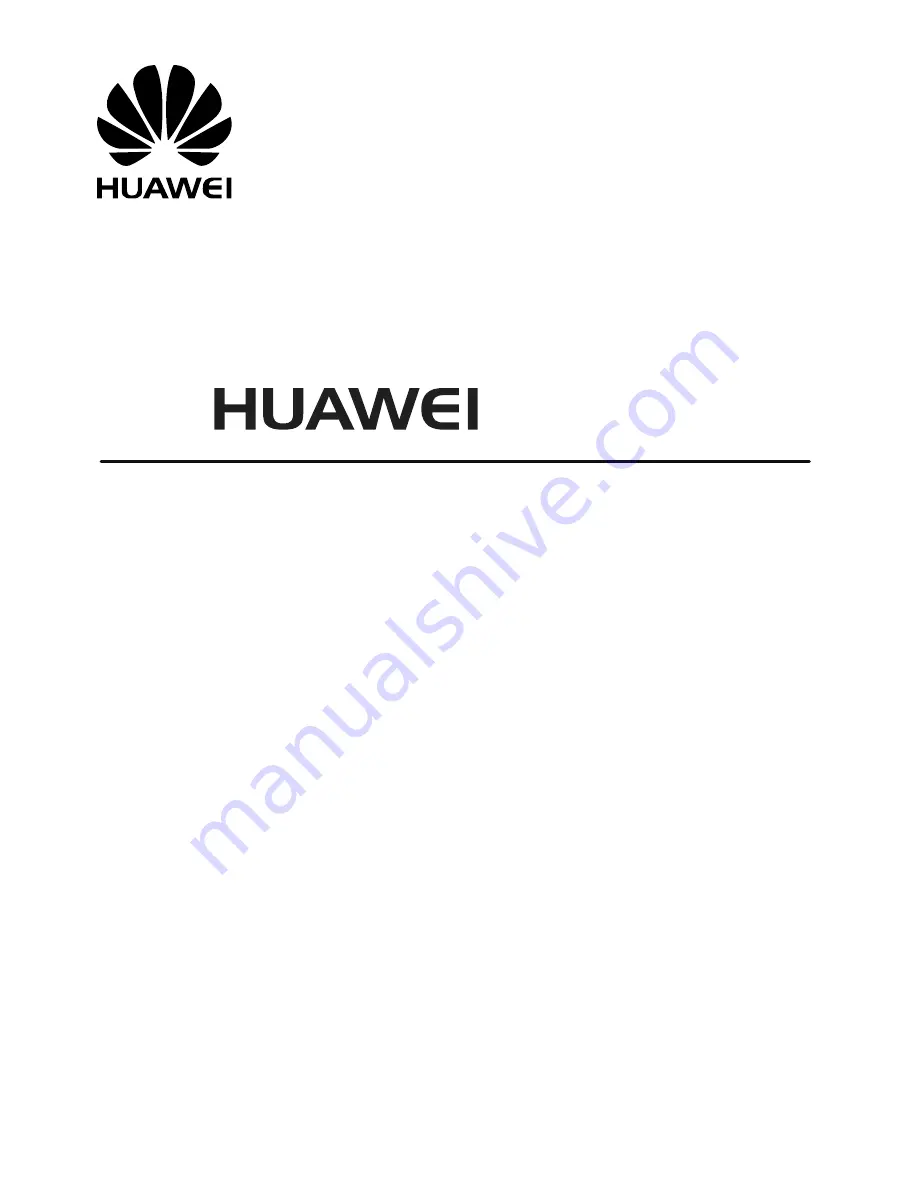 Huawei FC8021 User Manual Download Page 1