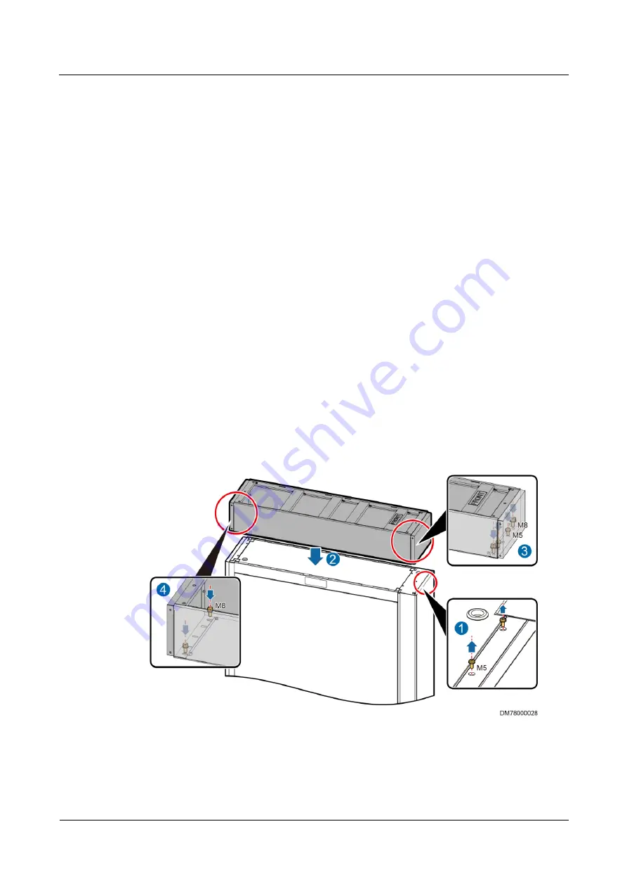 Huawei FusionModule2000 V500R003C10 Installation Manual Download Page 80