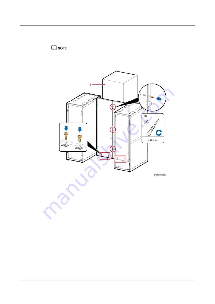 Huawei FusionModule2000 V500R003C10 Installation Manual Download Page 105