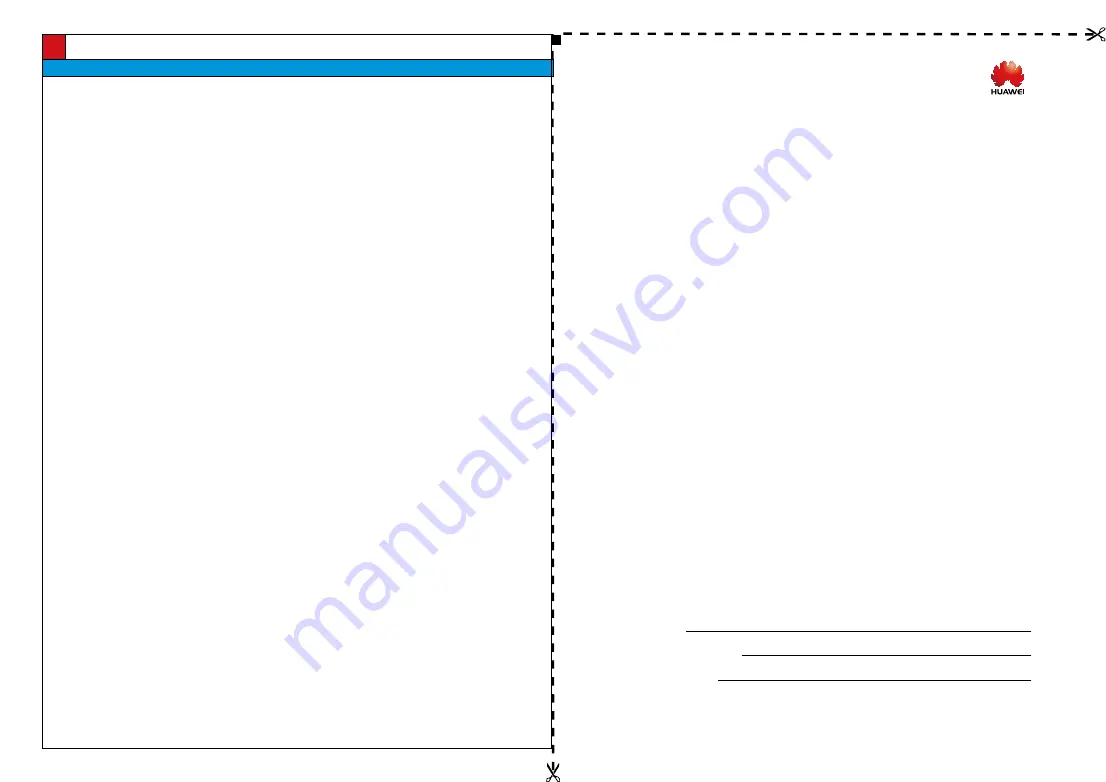 Huawei IPC6225-VRZ Quick Start Manual Download Page 8