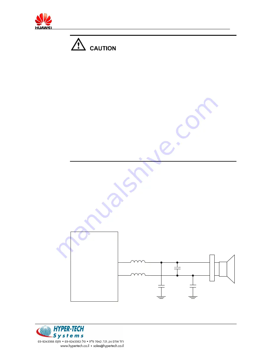 Huawei MG301 Hardware Manual Download Page 24