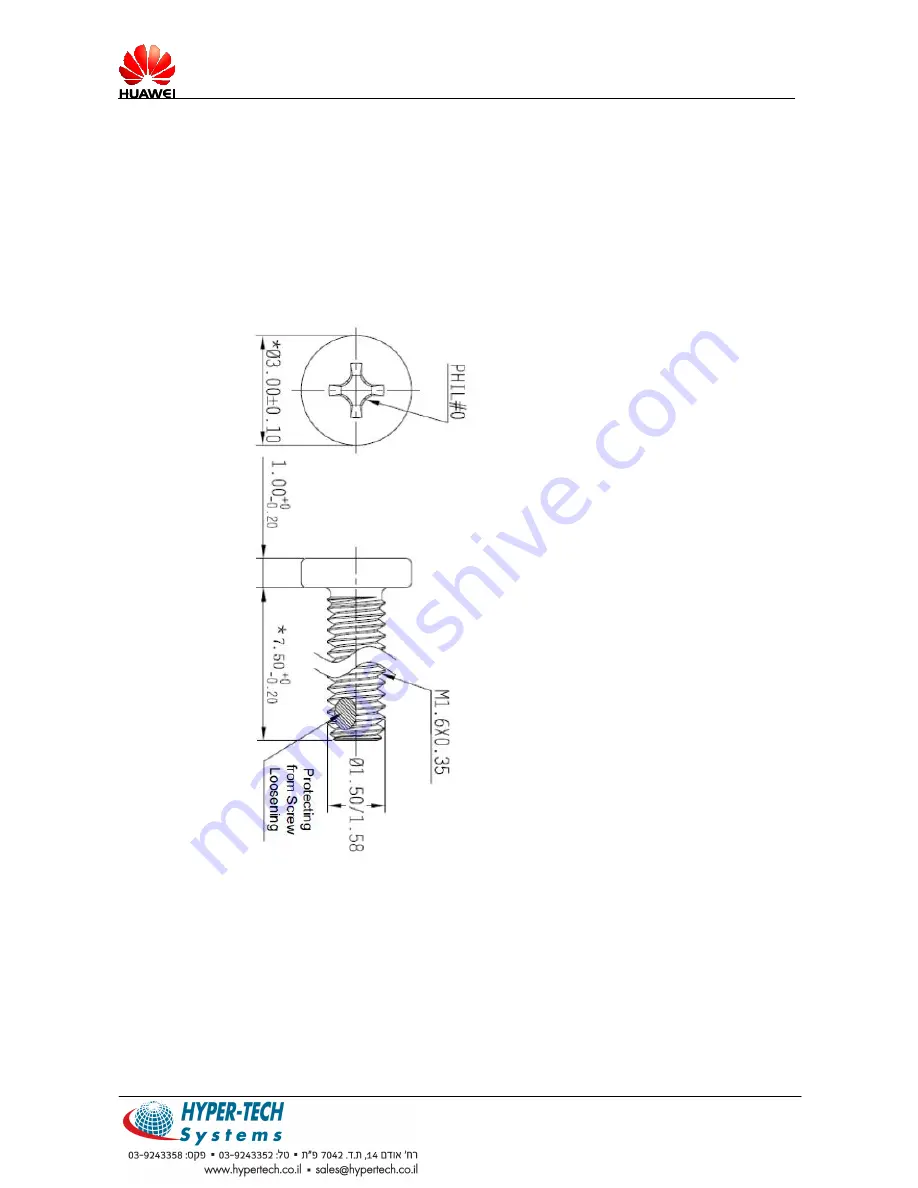 Huawei MG301 Hardware Manual Download Page 47