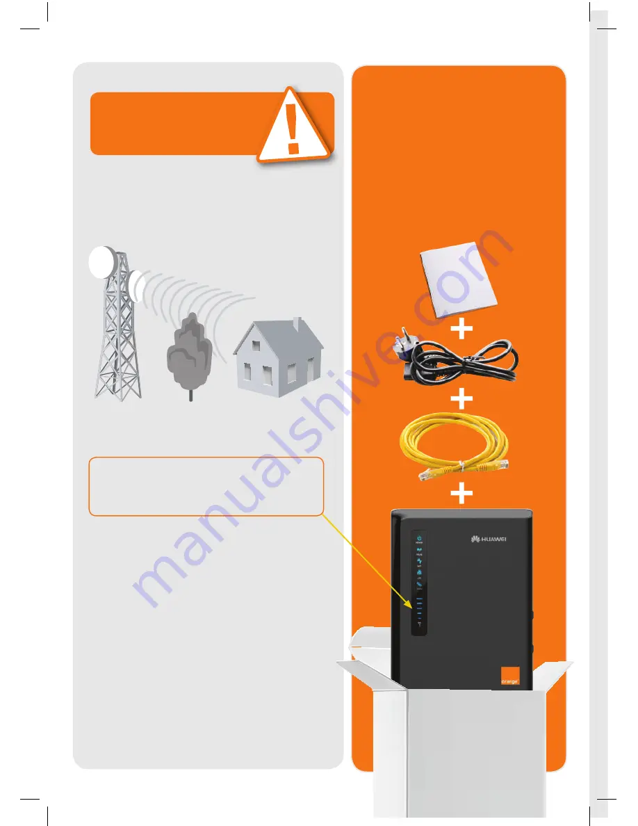 Huawei ORANGE 4G CPE Installation Manual Download Page 2