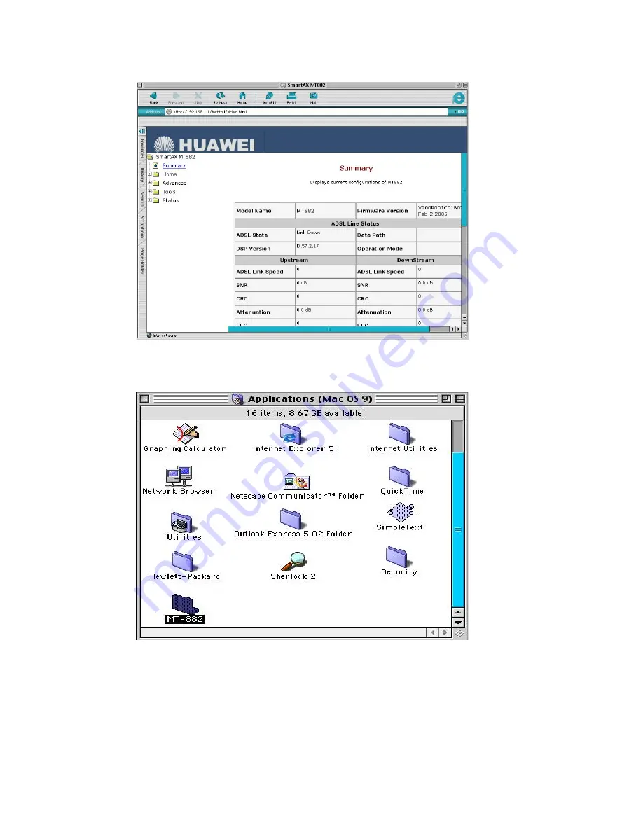 Huawei SmartAX MT882 User Manual Download Page 30