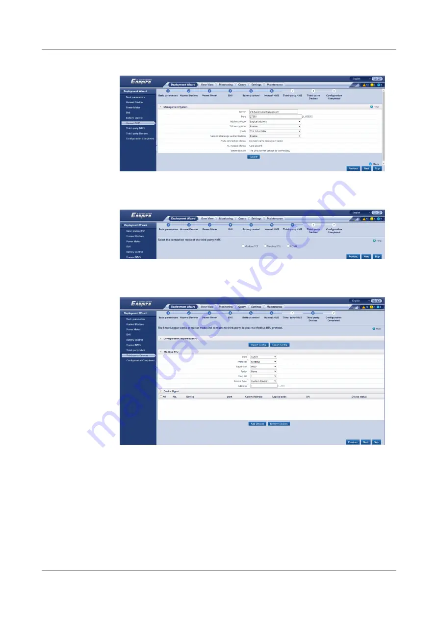 Huawei SmartLogger3000 User Manual Download Page 99