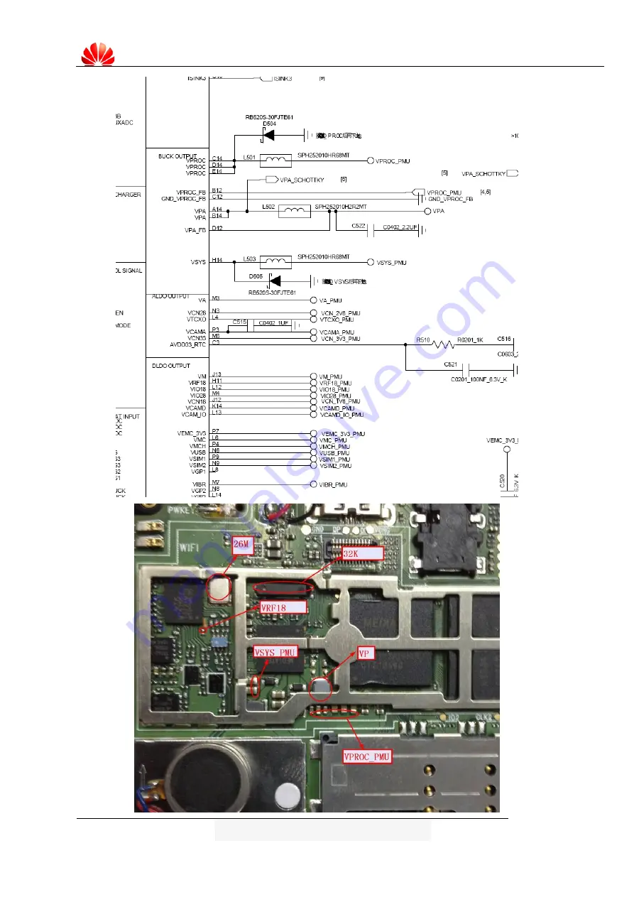 Huawei YU220 Service Manual Download Page 22