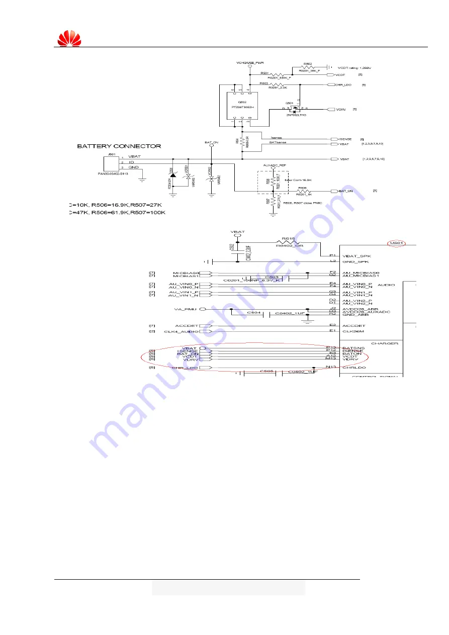 Huawei YU220 Service Manual Download Page 50