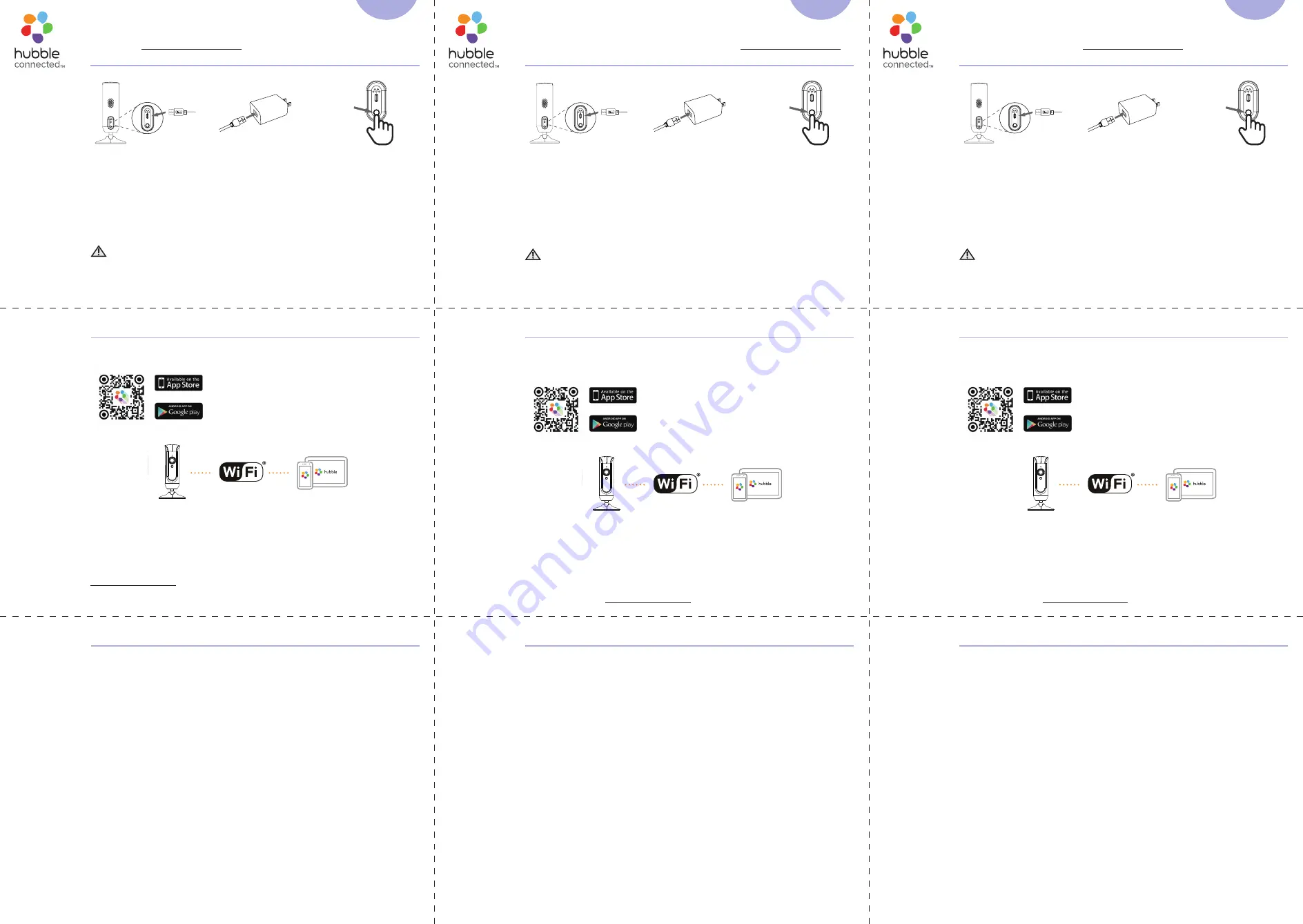 Hubble Fam Cam Quick Start Manual Download Page 1