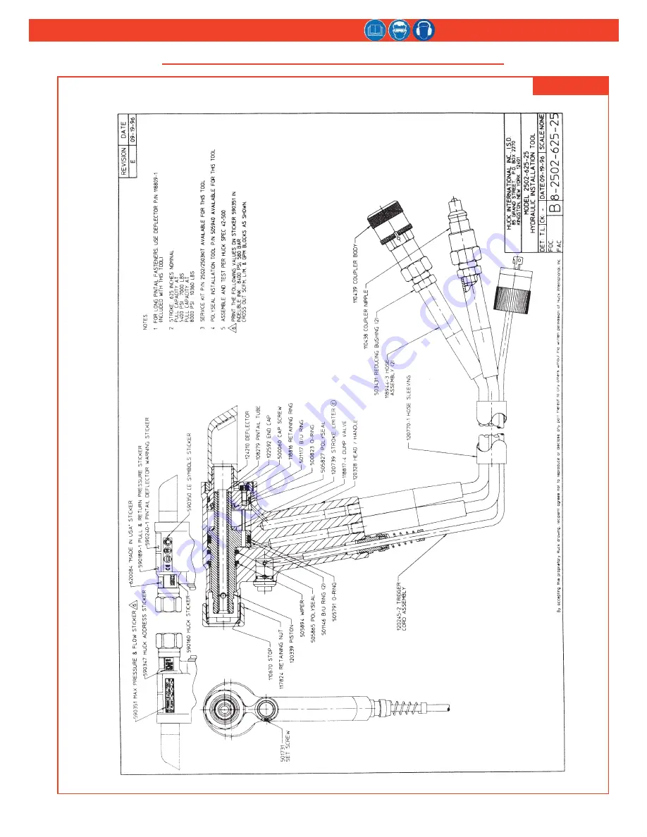 Huck 2502 Instruction Manual Download Page 27