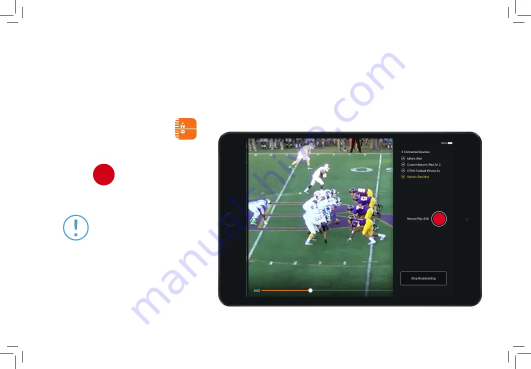 Hudl sideline Скачать руководство пользователя страница 15