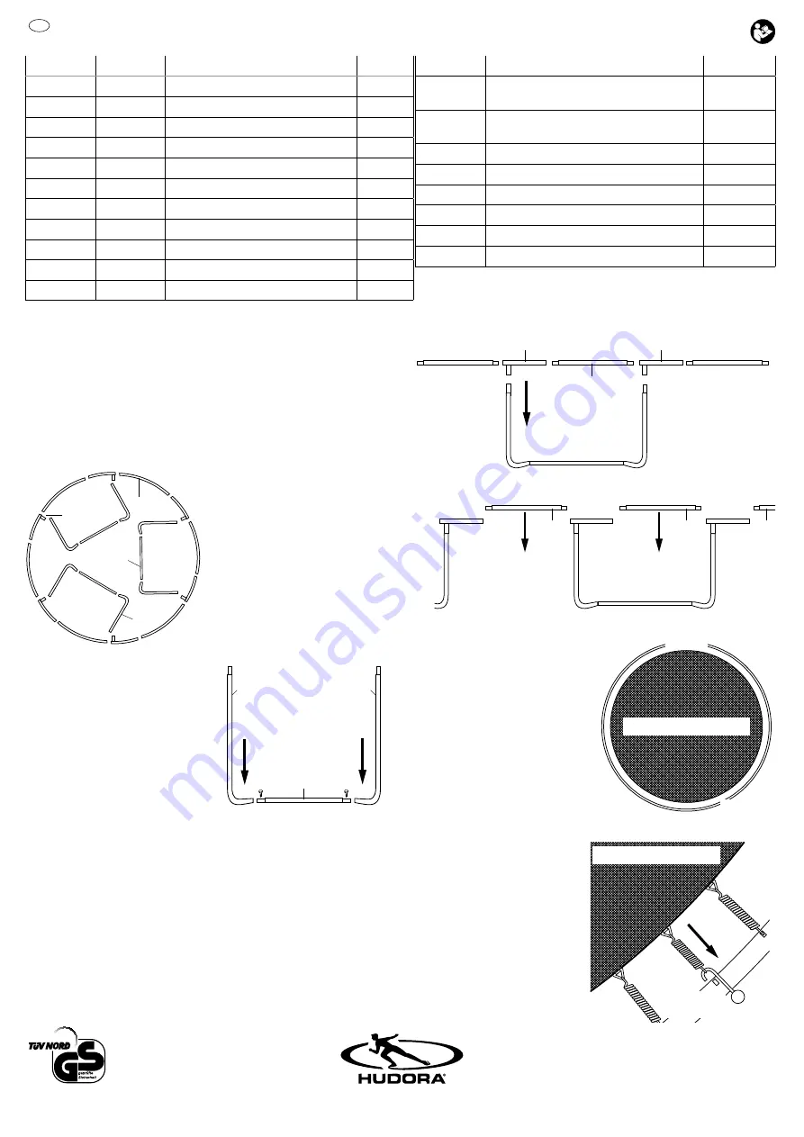 Hudora 65185 Instructions On Assembly And Use Download Page 14