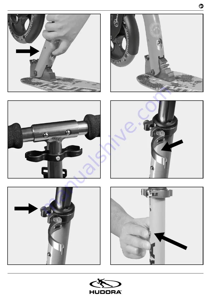 Hudora Bold Wheel S Instructions On Assembly And Use Download Page 2