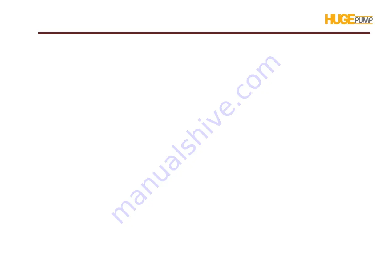 Huge Pump HP 05 User Manual Download Page 31