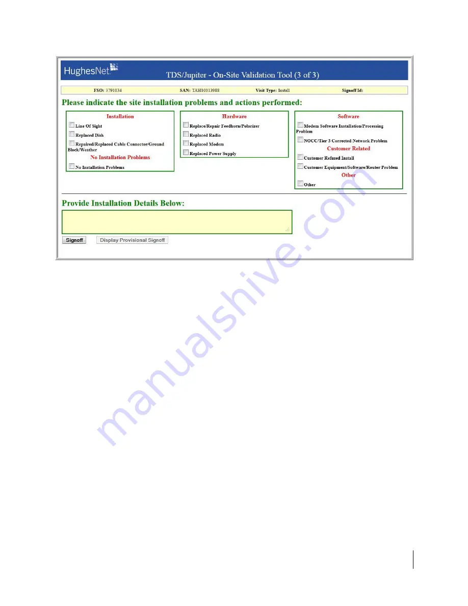 Hughes HT2000W Installation Manual Download Page 39