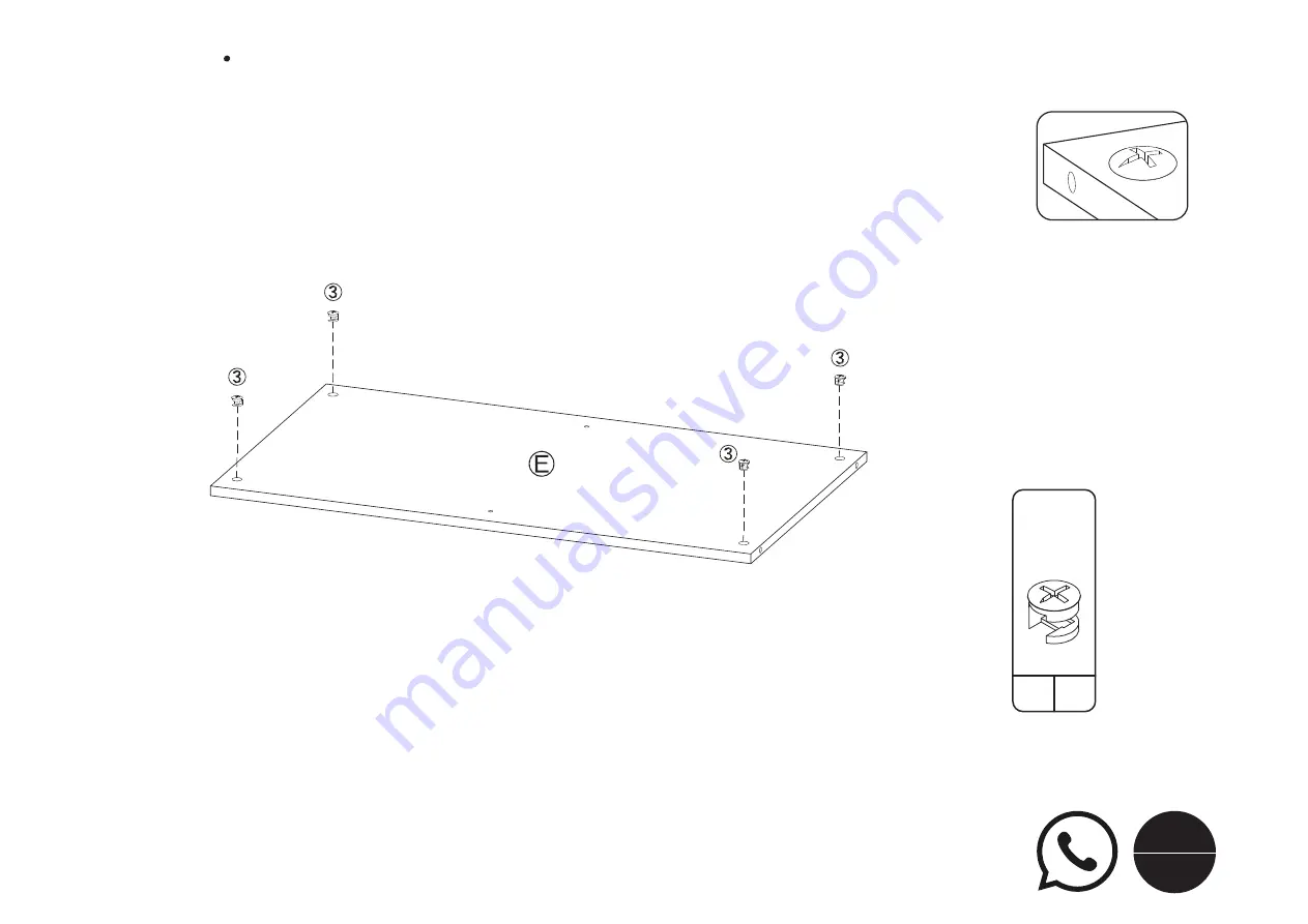 Huisen Furniture BH61100005913NA-NATURAL Manual Download Page 7