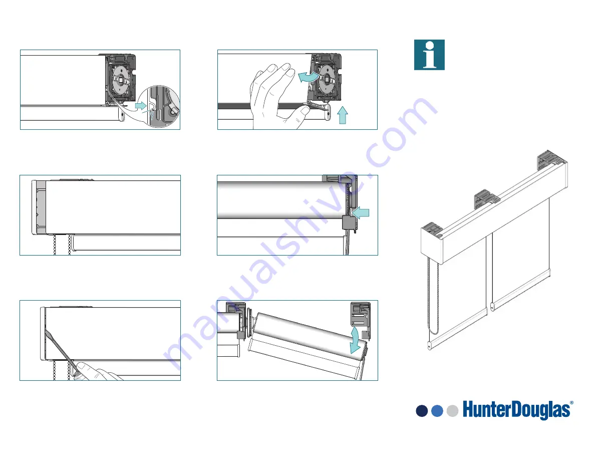 Hunter Douglas RB 500 5-287-216 Series Installation Instructions Manual Download Page 8