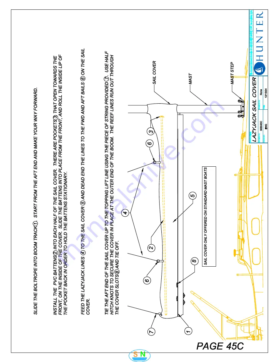 Hunter 31 Owner'S Manual Download Page 62