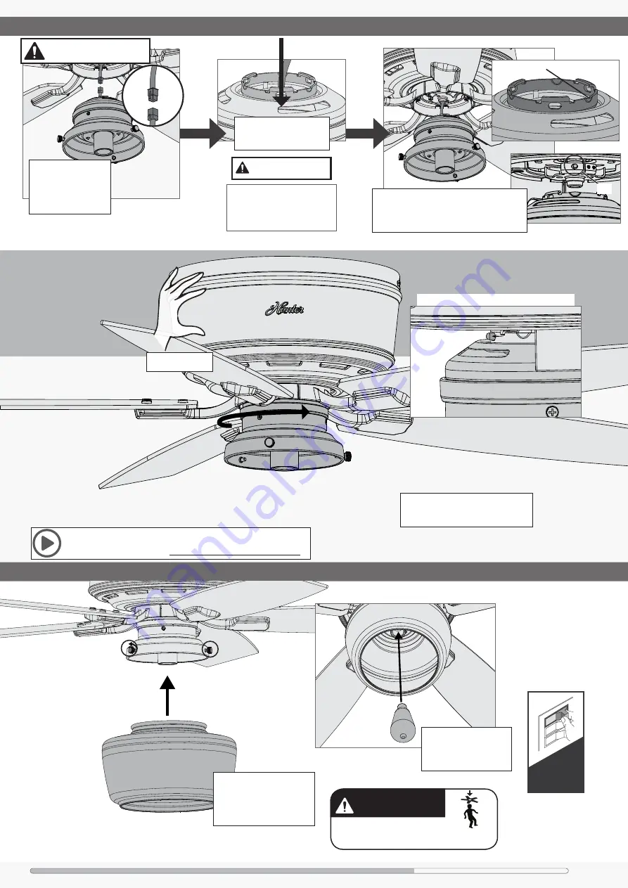 Hunter Bennett 50280 Installation Manual Download Page 7