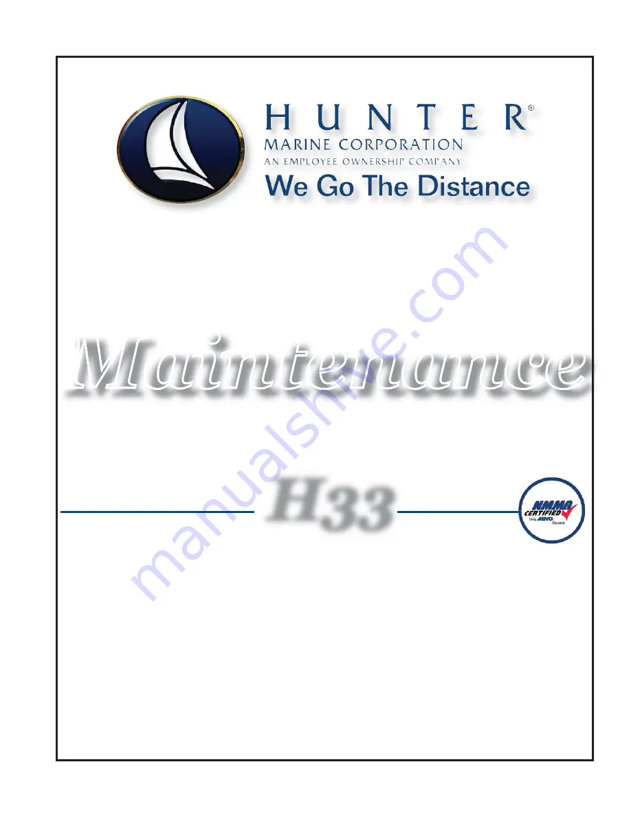 Hunter H33 Operator'S Manual Download Page 193