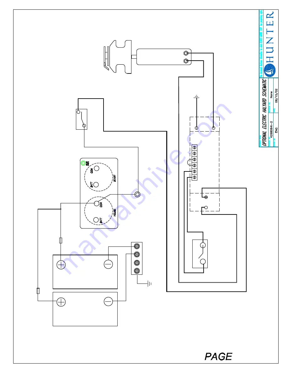 Hunter H426 Owner'S Manual Download Page 151