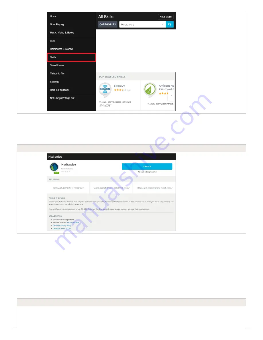 Hunter Hydrawise Ready Manual Download Page 31