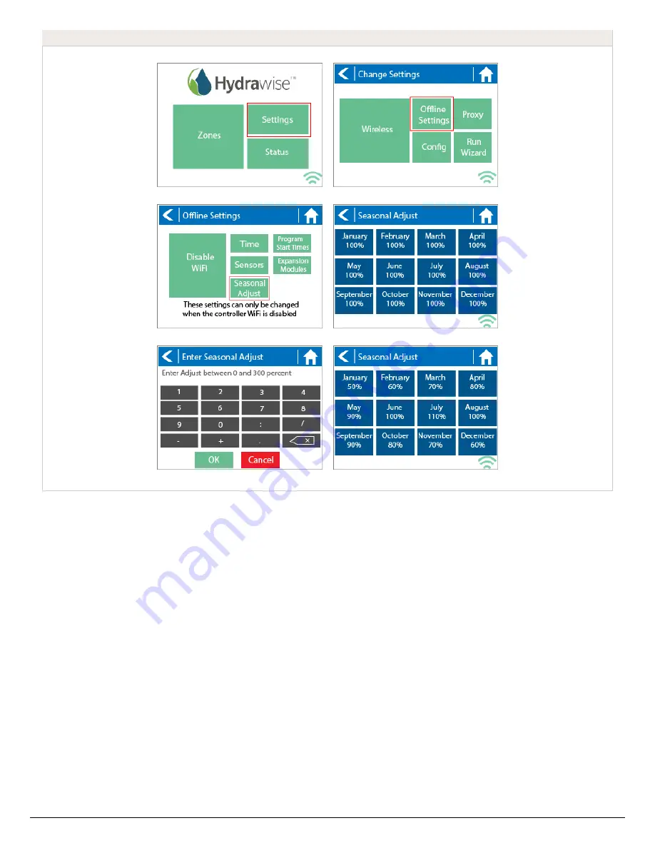 Hunter Hydrawise Ready Manual Download Page 50