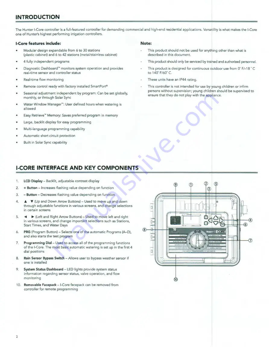 Hunter i-core IC-60055 Скачать руководство пользователя страница 8