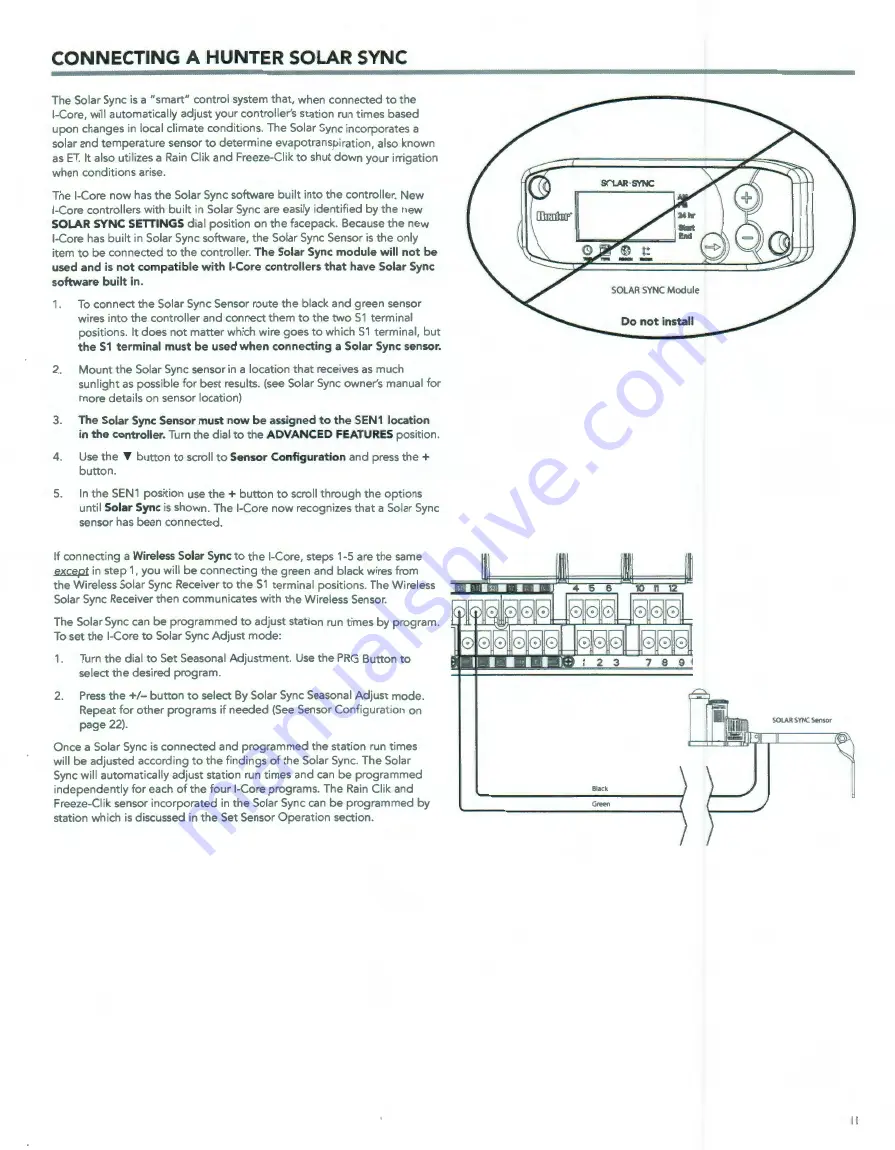 Hunter i-core IC-60055 Owner'S Manual And Installation Instructions Download Page 17